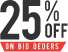 25% Off