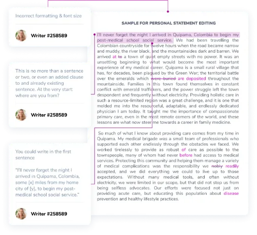 Personal Statements - Samples